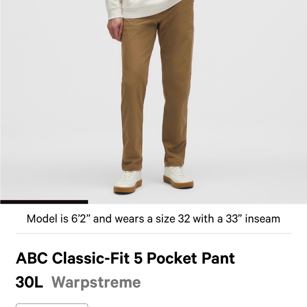 Men's Classic-Fit Pants - khaki